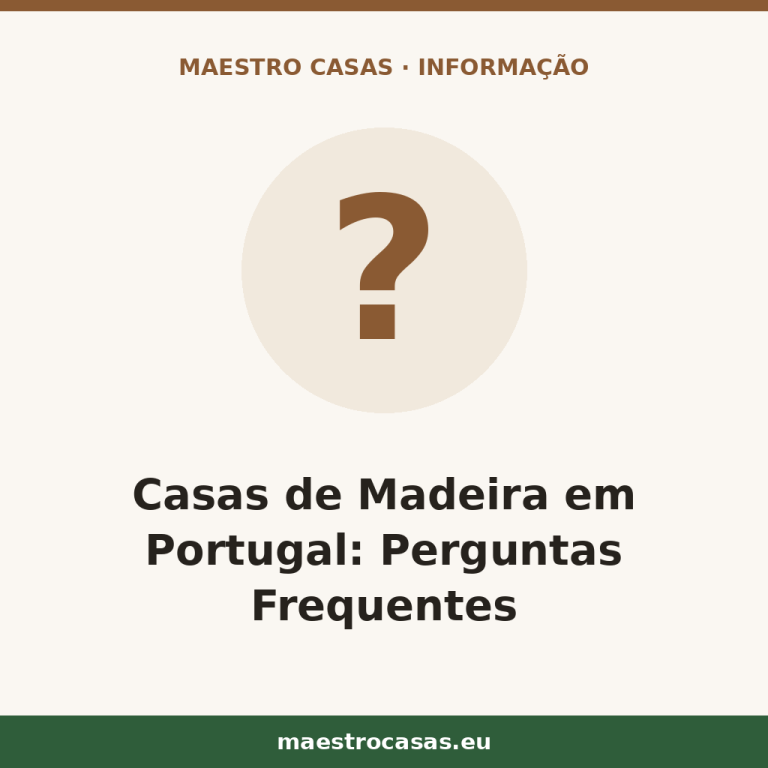 Ilustração do artigo: Casas de Madeira em Portugal: Perguntas Frequentes — blog Maestro Casas, casas de madeira