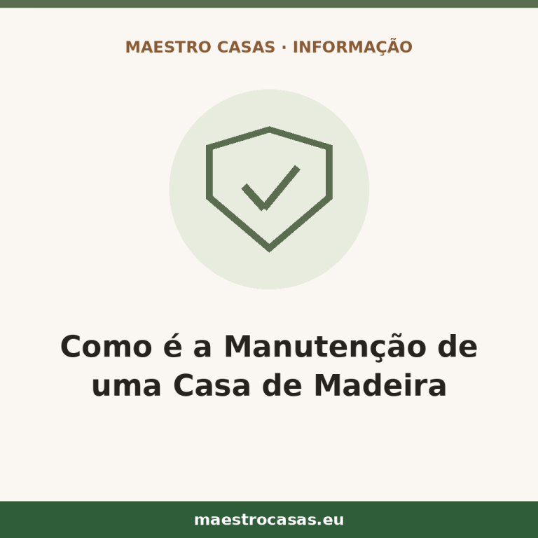 Ilustração do artigo: Como é a Manutenção de uma Casa de Madeira? — blog Maestro Casas, casas de madeira