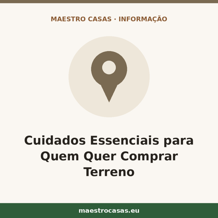 Ilustração do artigo: Cuidados essenciais para quem quer comprar terreno — blog Maestro Casas, casas de madeira