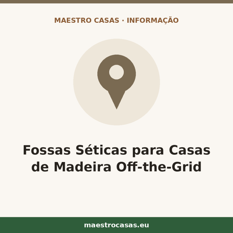 Ilustração do artigo: Fossas Sépticas para Casas de Madeira Off the Grid : Como Escolher e Instalar — blog Maestro Casas, casas de madeira