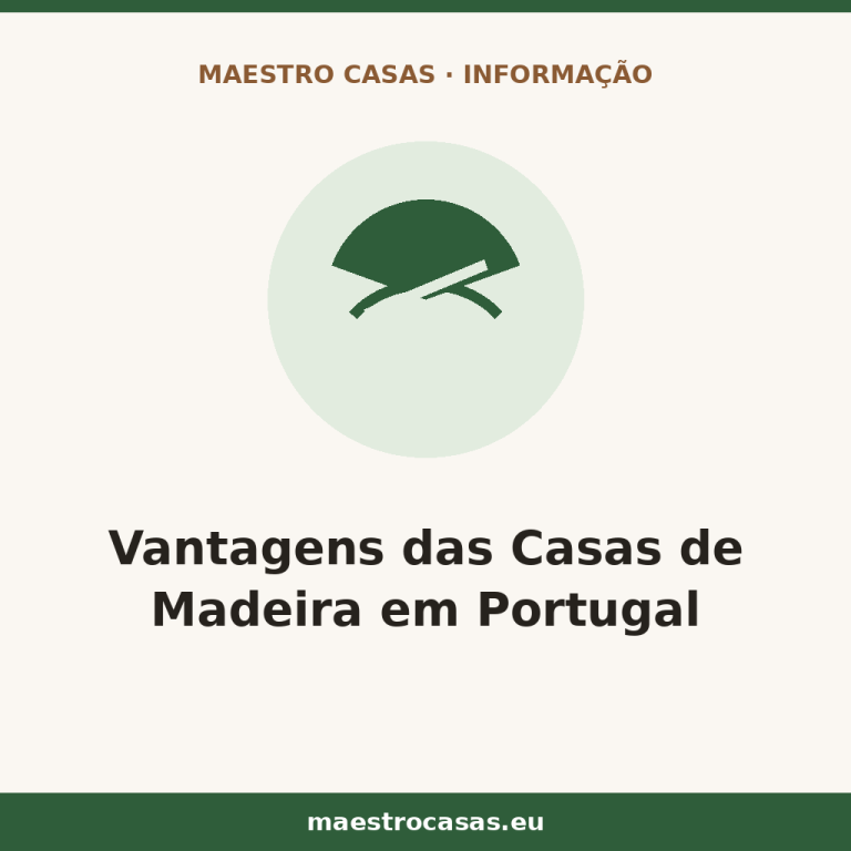 Ilustração do artigo: Vantagens das Casas de Madeira em Portugal: Sustentabilidade, Eficiência e Conforto — blog Maestro Casas, casas de madeira
